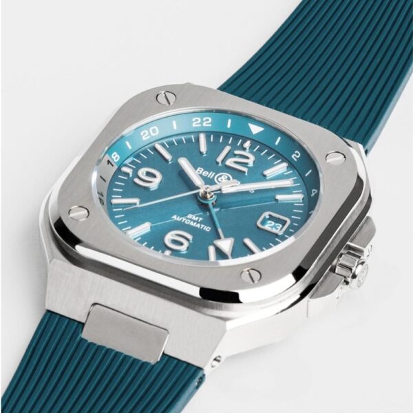 BR05G-PB-ST/SRB スカイブルー Bell & Ross ベル&ロス インストゥルメント BR05 GMT
