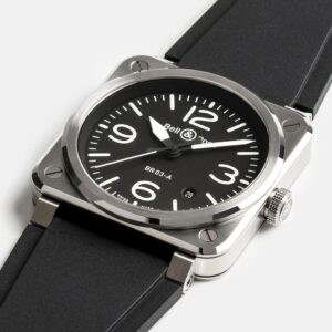 BR03A-BL-ST/SRB Bell & Ross ベル&ロス BR-03 ブラックスティール
