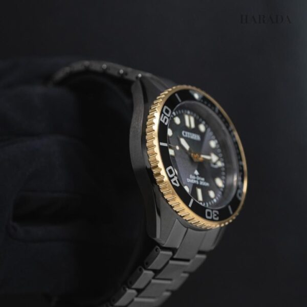 【世界限定6,700本】 BN0264-53E CITIZEN シチズン プロマスター MARINE LIGHT in BLACK Eco-Drive 50th Anniversary Edition