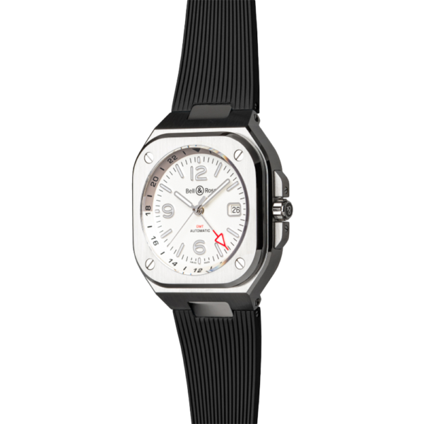 BR05G-SI-ST/SRB ホワイト Bell & Ross ベル&ロス インストゥルメント BR05 GMT