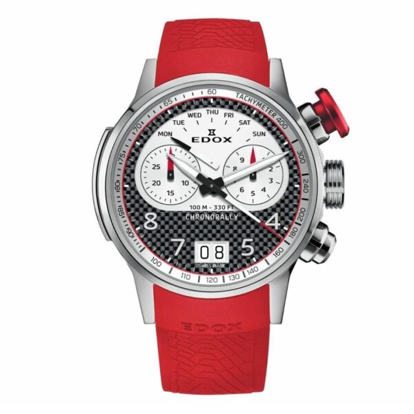 【世界限定600本】 38003-TINR-CANBR EDOX エドックス クロノラリー クロノグラフ 45 リミテッドエディション