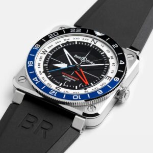 【世界限定500本】 BR0393-COM-ST/SRB Bell & Ross ベル&ロス BR-03 GMT コンパス