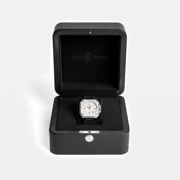 BR05G-SI-ST/SRB ホワイト Bell & Ross ベル&ロス インストゥルメント BR05 GMT