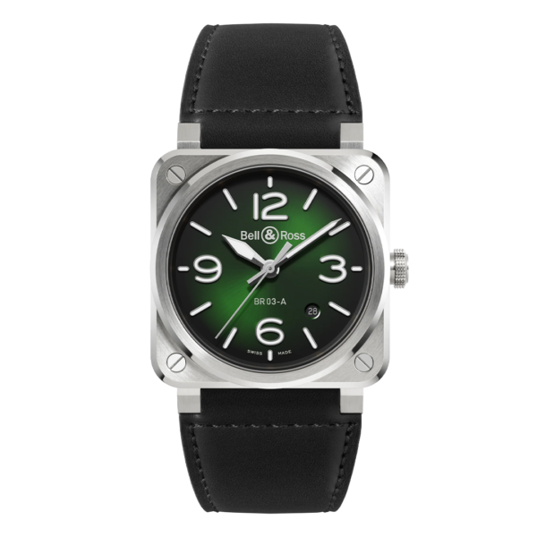 BR03A-GN-ST/SCA Bell & Ross ベル&ロス BR-03 グリーン スティール 41mm