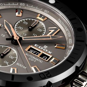 01128-37GNRCA-GNR EDOX エドックス クロノオフショア1 ベゼルロック クロノグラフ オートマティック