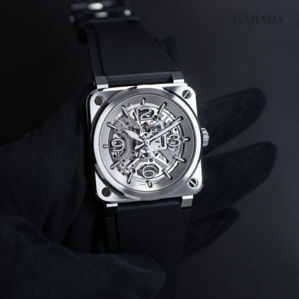 BR03A-BL-SKST/SRB Bell & Ross ベル&ロス BR03 スケルトン スティール 41mm