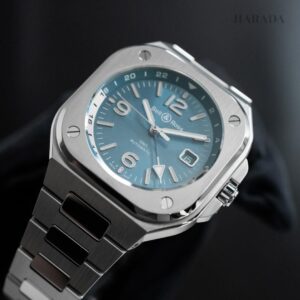 BR05G-PB-ST/SST Bell & Ross ベル&ロス BR-05GMT スカイブルー