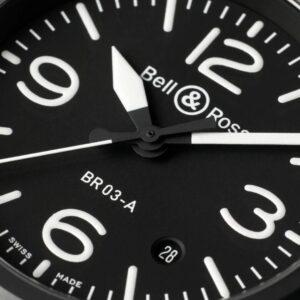 BR03A-BL-CE/SRB Bell & Ross ベル&ロス BR-03 ブラックマット