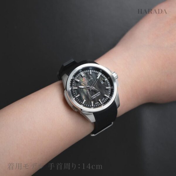 N3008.08S01.B01 NORQAIN ノルケイン インディペンデンス JP ブラック マザーオブパール 40mm
