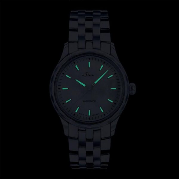 534 Mother-of-Pearl W SINN ジン レディースウォッチ クラシック アルカンターラストラップ仕様
