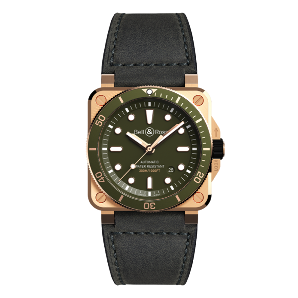【999本限定】 BR0392-D-G-BR/SCA グリーン ブロンズBell & Ross ベル&ロス インストゥルメント BR03-92 ダイバー