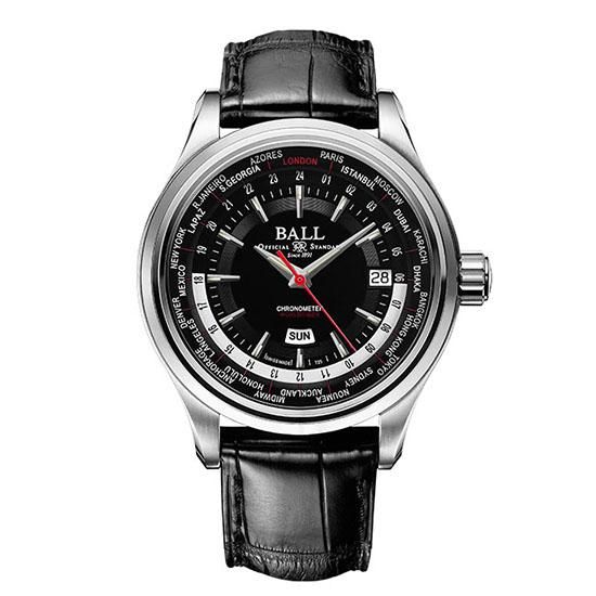 BALL WATCH ボールウォッチ トレインマスター ワールドタイムII GM2020D-S3CJ-BK