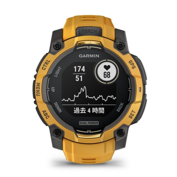 GARMIN ガーミン Instinct 3 インスティンクト Dual Power 010-02934-32 Sunburst 45mm