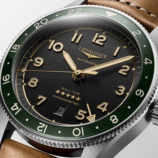 L3.812.4.63.2 LONGINES ロンジン スピリット Zulu Time 42mm