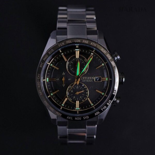 【世界限定1,300本】 AT8184-57E CITIZEN シチズン アテッサ ACT Line HINODE COLLECTION