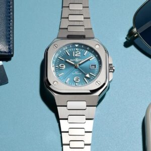 BR05G-PB-ST/SST Bell & Ross ベル&ロス BR-05GMT スカイブルー
