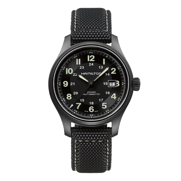 H70575733 HAMILTON ハミルトン カーキ フィールド チタニウム 42mm
