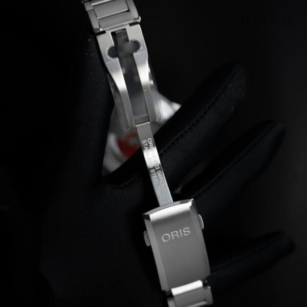 01 733 7789 4153-07 8 23 04PEB ORIS オリス アクイスデイト レリーフ 43.5mm