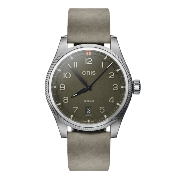 01 733 7805 4167-07 6 20 16LC ORIS オリス プロパイロット デイト 41mm