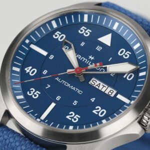 H64655941 HAMILTON ハミルトン カーキ アビエーション パイロット デイデイト エアー グラシエ エディション 42mm