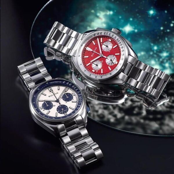 98K112 BULOVA ブローバ アーカイブスシリーズ ルナ パイロット クロノグラフ 43.5mm