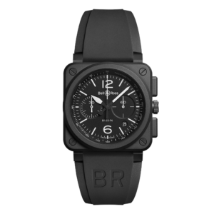 BR0394-BL-CE ブラック マット Bell & Ross ベル&ロス インストゥルメント BR03-94