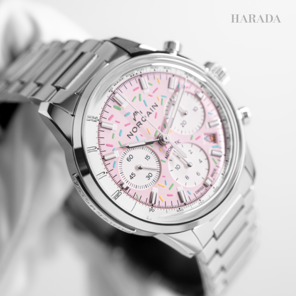 N2201.19S04.K01 NORQAIN ノルケイン フリーダム クロノ 40mm エンジョイライフ スプリンクル ブレスレット仕様