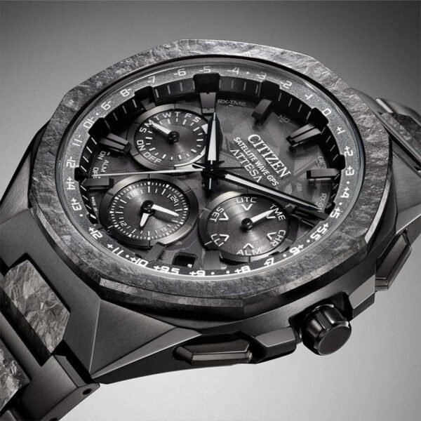 【世界限定1,800本】 CC4107-80H CITIZEN シチズン アテッサ ACT Line ブラックチタンシリーズ クリスタルオクタゴン