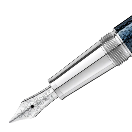 MONTBLANC モンブラン マイスターシュテュック ソリテール ドゥエ ブルーアワー クラシック万年筆 MB112893