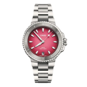 01 733 7792 4158-07 8 19 05P ORIS オリス アクイスデイト テイストオブサマー 36.5mm