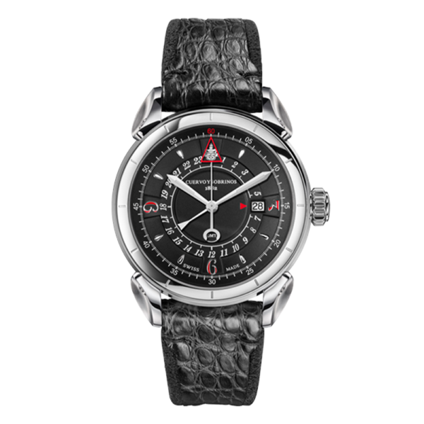 3204-1N Cuervo y Sobrinos クエルボ・イ・ソブリノス ヴェロ GMT