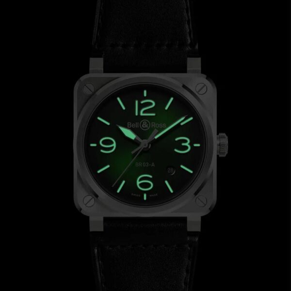 BR03A-GN-ST/SCA Bell & Ross ベル&ロス BR-03 グリーン スティール 41mm