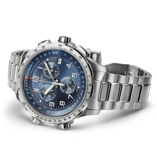 H77922141 HAMILTON ハミルトン カーキ アビエーション X-ウィンド GMT クロノ クォーツ 46mm