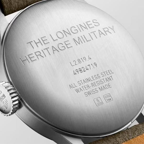 L2.819.4.93.2 LONGINES ロンジン ヘリテージ ミリタリー 38.5mm