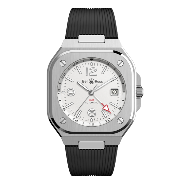 BR05G-SI-ST/SRB ホワイト Bell & Ross ベル&ロス インストゥルメント BR05 GMT