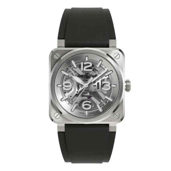 BR03A-BL-SKST/SRB Bell & Ross ベル&ロス BR03 スケルトン スティール 41mm