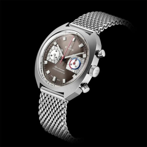 【世界限定600本】 08202-3G-GIN EDOX エドックス クロノラリー スポーツマン クロノグラフ オートマティック