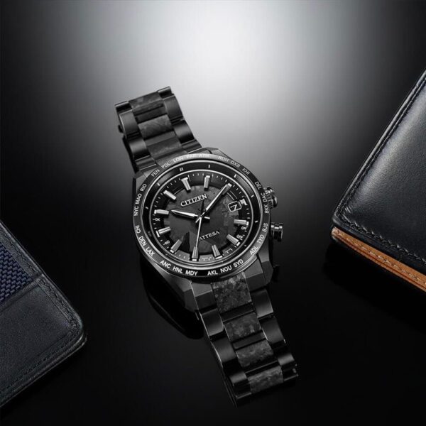 【世界限定1,900本】 CB0285-63E CITIZEN シチズン アテッサ ACT Line ブラックチタンシリーズ HAKUTO-Rコラボレーションモデル