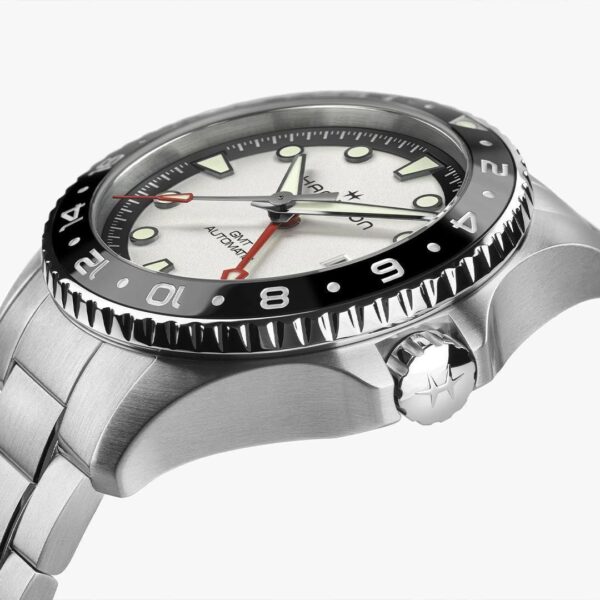 H82555150 HAMILTON ハミルトン カーキ ネイビー スキューバ オートマティック GMT 43mm