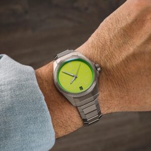 01 400 7778 7157-Set ORIS オリス プロパイロットX カーミット エディション 39mm