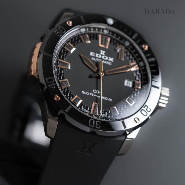 80137-37GNR-CANR EDOX エドックス クロノオフショア1 ベゼルロック デイト 42mm
