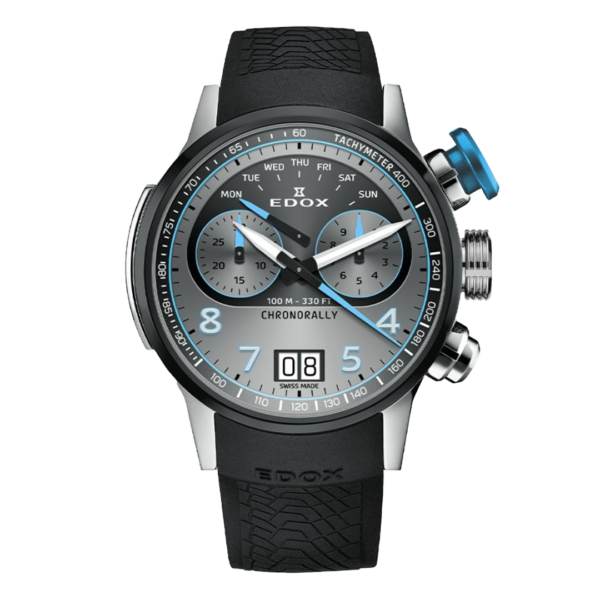 38003-TINBU-GNBU EDOX エドックス クロノラリー クロノグラフ 45