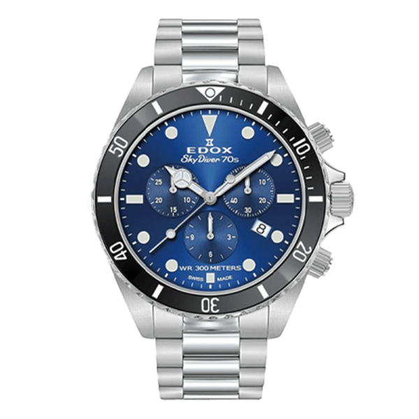 10238-3NM-BUI EDOX エドックス スカイダイバー クロノグラフ