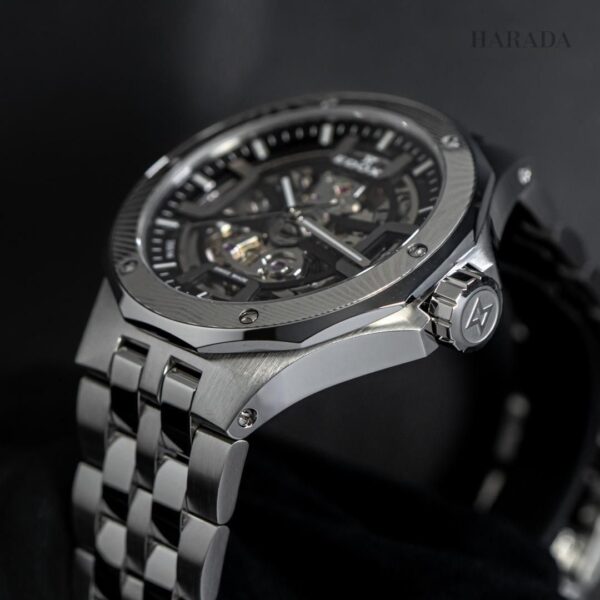 【世界限定300本】 85310-3DM-NGIN EDOX エドックス デルフィン オリジナル メカノ オートマティック ダマスカス リミテッドエディション