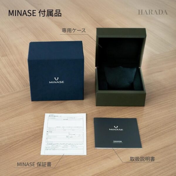 MINASE ミナセ MASTER CRAFT M3 マスタークラフト M3 純正交換用 クロコ革ワンタッチストラップ(美錠付) ダークブラウン M3-LDB20-18
