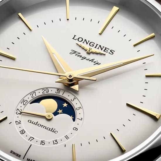 L4.815.4.78.2 LONGINES ロンジン フラッグシップ ヘリテージ ムーンフェイズ 38.5mm