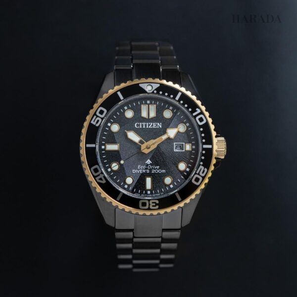【世界限定6,700本】 BN0264-53E CITIZEN シチズン プロマスター MARINE LIGHT in BLACK Eco-Drive 50th Anniversary Edition