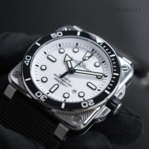 BR03A-D-WH-ST/SRB Bell & Ross ベル&ロス BR03 ダイバー ホワイト スティール