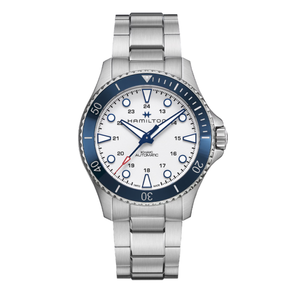 H82505150 HAMILTON ハミルトン カーキ ネイビー スキューバ 43mm