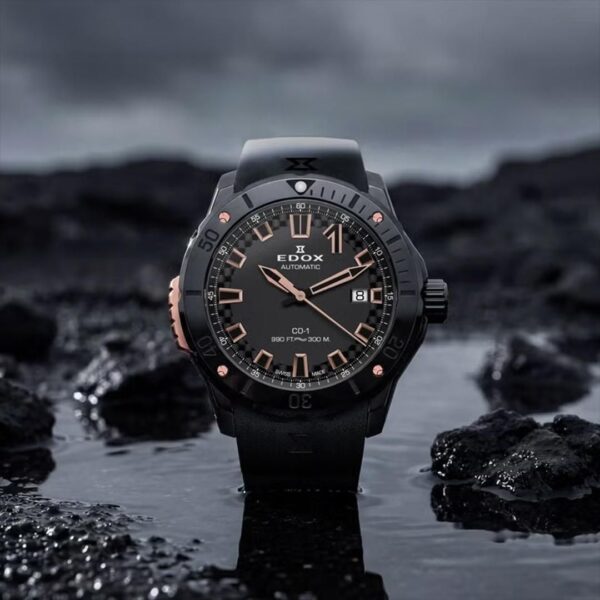 80137-37GNR-CANR EDOX エドックス クロノオフショア1 ベゼルロック デイト 42mm